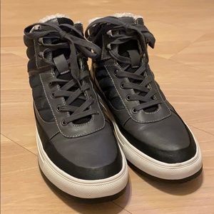 Express Sherpa Lined High Top Sneakers